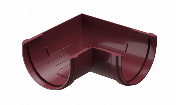 Угловой элемент 90˚ПВХ Docke STANDART красный купить в Пушкино