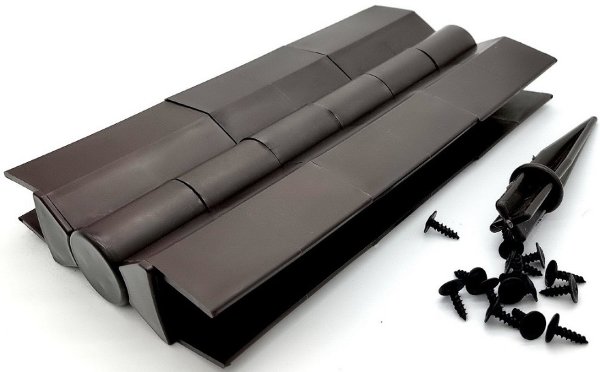 Угловой элемент поворотный, пластиковый от 60° до 300° для доски 225х30 мм из ДПК Чёрный Holzhof купить в Пушкино