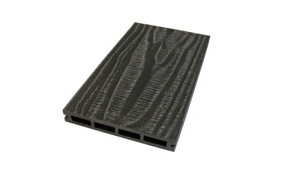 Террасная доская ДПК NanoWood Nature 3D (20мм) пустотелая Графит купить в Пушкино