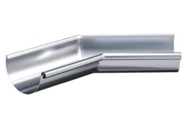 Водосток Aquasistem, Система 150/100 - Угол желоба внутренний  оцинковка 135° купить в Пушкино