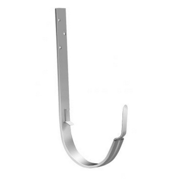 Водосток Grand Line 150x100 – Кронштейн длинный RAL 9003 купить в Пушкино