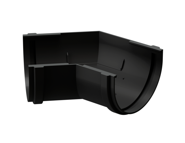 Угол желоба универсал 135˚ Docke Premium ПВХ - Карбон купить в Пушкино