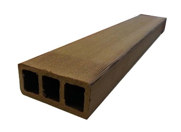 Перила (венге и коричневый) Дерево Пласт купить в Пушкино