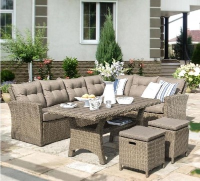 Комплект мебели AFINA плетеной из иск. ротанга AFM-307B Beige