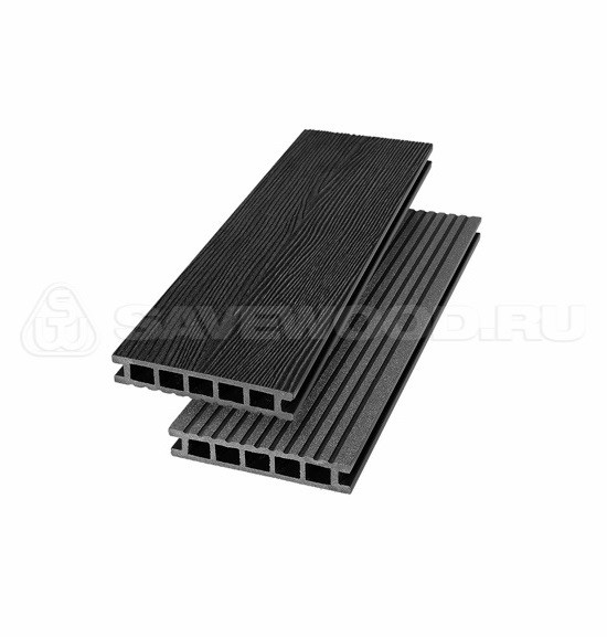 Террасная доска из ДПК SW Ornus радиальный распил черный купить в Пушкино