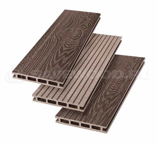 Террасная доска из ДПК SW Carpinus (T) — двухсторонняя терракотовый купить в Пушкино