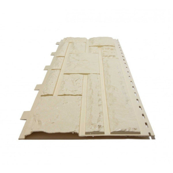 Фасадная панель Доломит, Стандарт, Слоновая кость купить в Пушкино