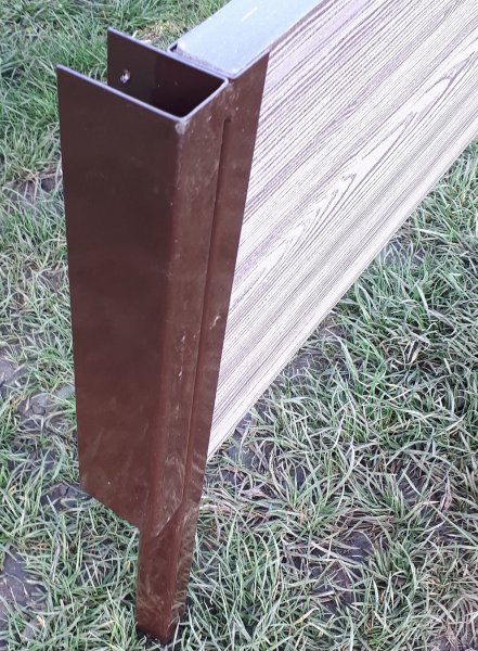 Угловой элемент металл, 90° для доски 300х30 мм Holzhof купить в Пушкино