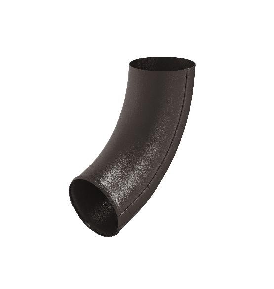 Водосток Aquasistem, Система 150/100 - Отвод трубы RR 32 Тёмно-коричневый matt купить в Пушкино