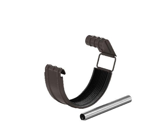 Водосток Aquasistem, система 150/100 - Соединитель желоба в комплекте RR 32 Тёмно-Коричневый купить в Пушкино