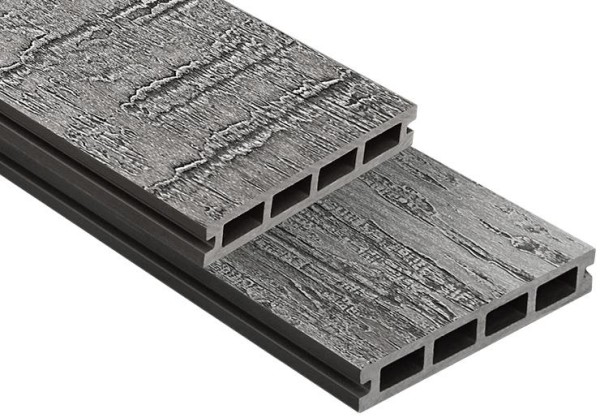 Террасная доска ДПК Outdoor 3D VIRGINIA/COLORADO темно-серая купить в Пушкино