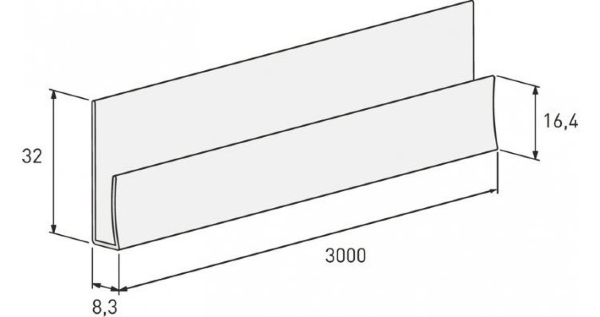 Стартовая планка для отделочных панелей Vox купить в Пушкино