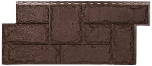 Фасадная панель T-Сайдинг-МАРСЕЛЬ ЭКО-1 Браун купить в Пушкино