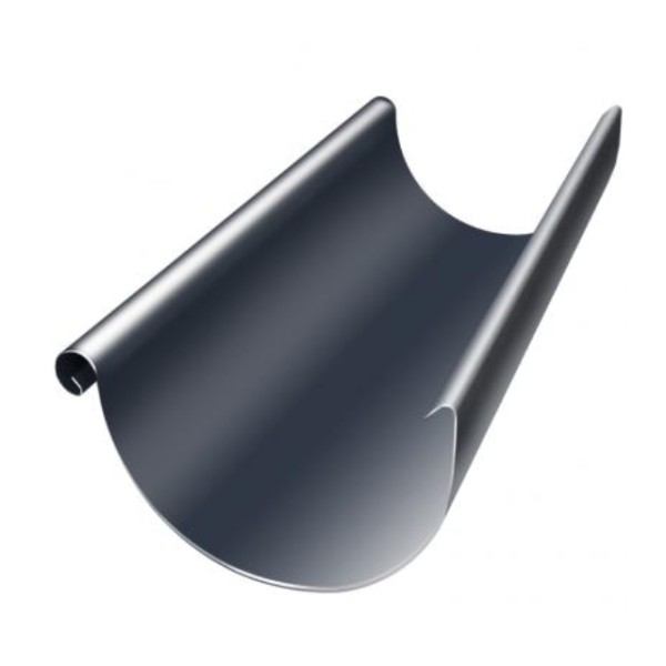 Водосток Grand Line 150x100 – Полукруглый желоб 3 метра RAL 7024 купить в Пушкино