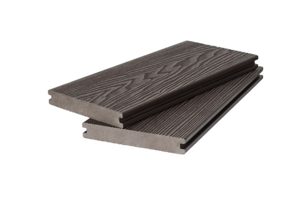 Доска террасная 3D фактура дерева POLIVAN GROUP двухсторонняя полнотелая SINGARAJA тёмно-коричневый купить в Пушкино