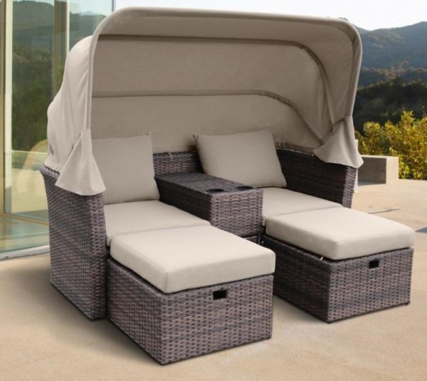 Комплект мебели AFINA плетеной из иск. ротанга AFM-330B Brown купить в Пушкино