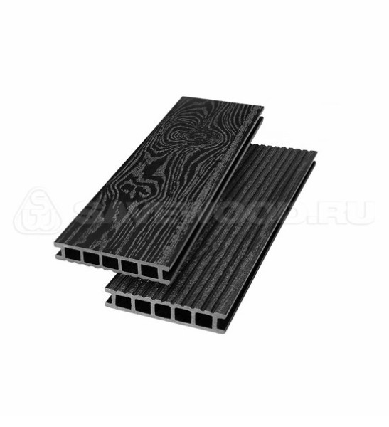 Террасная доска из ДПК SW Ornus тангенциальный распил черный купить в Пушкино