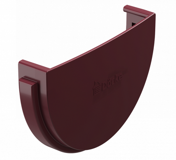 Заглушка желоба ПВХ Docke STANDART красный купить в Пушкино