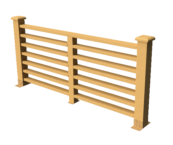 Ограждения декоративное ДПК GRINDERDECO Марсело песчаник купить в Пушкино