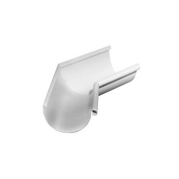 Водосток Grand Line 150x100 – Угол внутренний 135° RAL 9003 купить в Пушкино