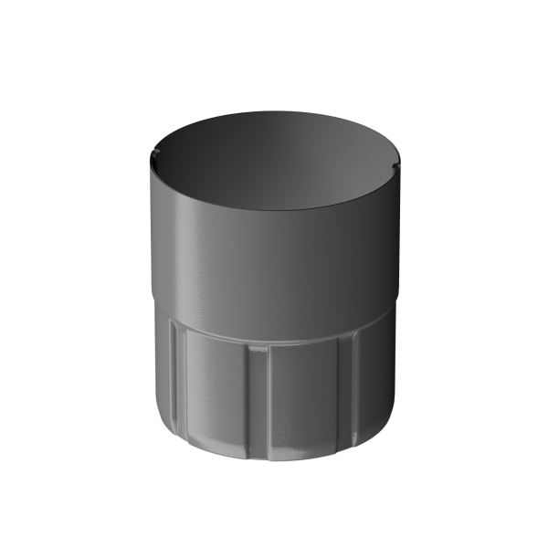 Муфта соединительная для водостока Döcke STAL PREMIUM, Графит купить в Пушкино