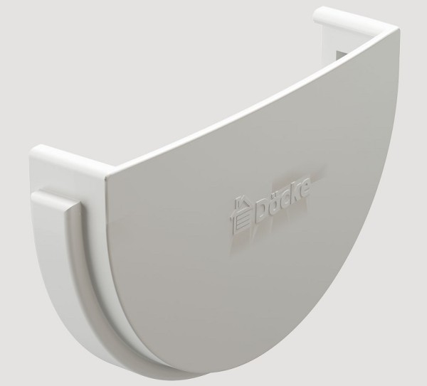 Заглушка желоба ПВХ Docke STANDART пломбир купить в Пушкино