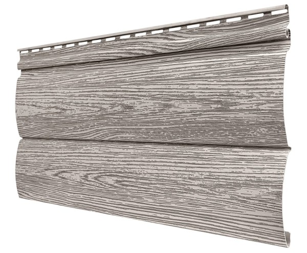 Виниловый сайдинг tecos, серия lux - оцилиндрованный брус двойной, - алтайская берёза купить в Пушкино