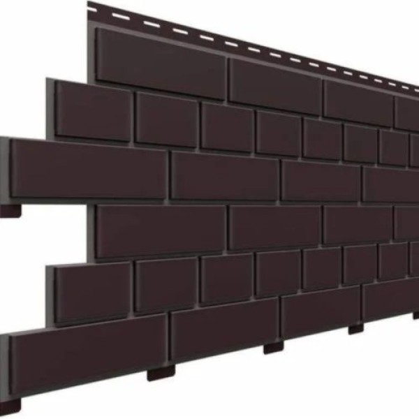 Фасадная панель Доломит Кирпич, Коричневый купить в Пушкино