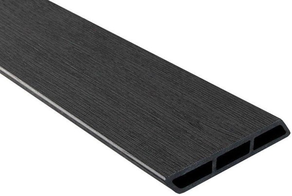 Доска Ромбус 3D ДПК Outdoor STORM BLACK черная купить в Пушкино