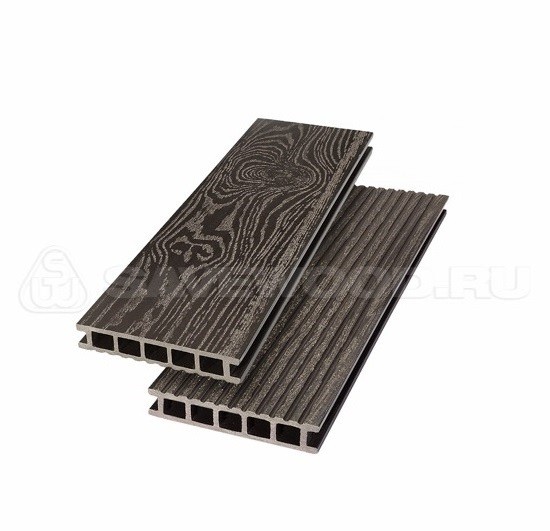 Террасная доска  из ДПКSW Ornus тангенциальный распил темно-коричневый купить в Пушкино