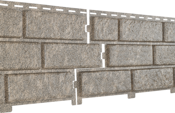 Фасадная панель Ю-Пласт Стоун Хаус Кирпич Бежевый купить в Пушкино