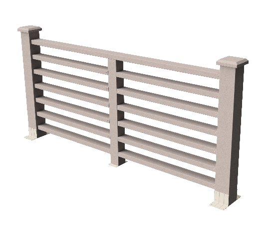 Ограждения декоративное ДПК GRINDERDECO Марсело выбеленый дуб купить в Пушкино