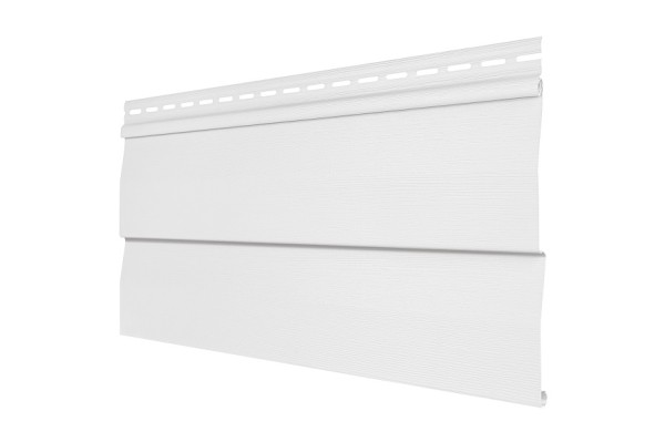 Виниловый сайдинг Tecos - корабельный брус, белый купить в Пушкино