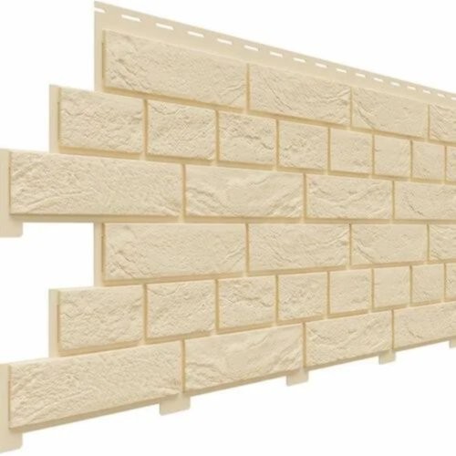 Фасадная панель Доломит Кирпич Славянка Шампань купить в Пушкино