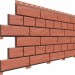 Фасадная панель Доломит Кирпич Славянка Красный купить в Пушкино