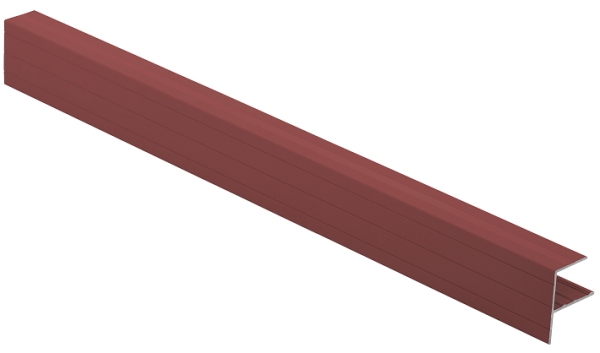 F-профиль Grinder закрывающий красный купить в Пушкино