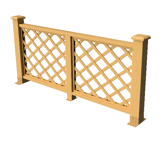 Ограждения декоративное ДПК GRINDERDECO Ламбет песчаник купить в Пушкино