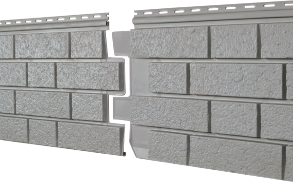 Фасадная панель Ю-пласт Стоун Хаус S-Lock Клинкер Нордик дым купить в Пушкино