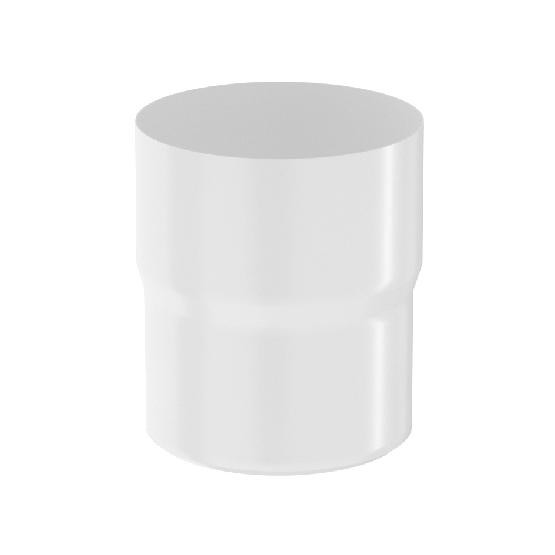 Водосток Aquasistem, система 125x90 - Соединитель трубы RR 20 Мраморно-белый купить в Пушкино