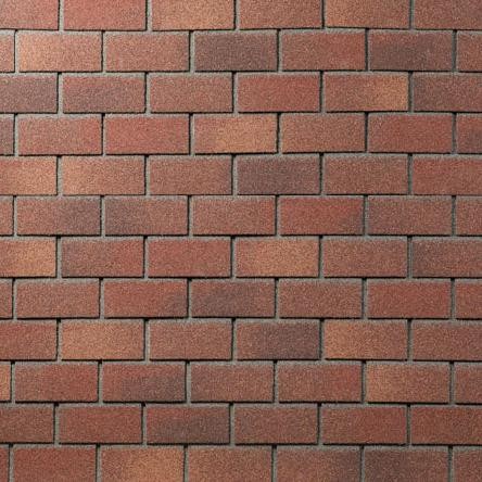 Фасадная плитка битумная, Технониколь HAUBERK кирпич Терракотовый купить в Пушкино