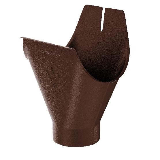 Водосток Aquasistem, Система 125x90 - Воронка желоба RAL 8017 Коричневый matt купить в Пушкино