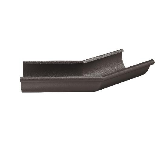 Водосток Aquasistem, Система 150/100 - Угол желоба, наружный 135° RR 32 Тёмно-коричневый matt купить в Пушкино