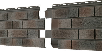 Фасадная панель Ю-пласт Стоун Хаус S-Lock Клинкер Нордик пепел