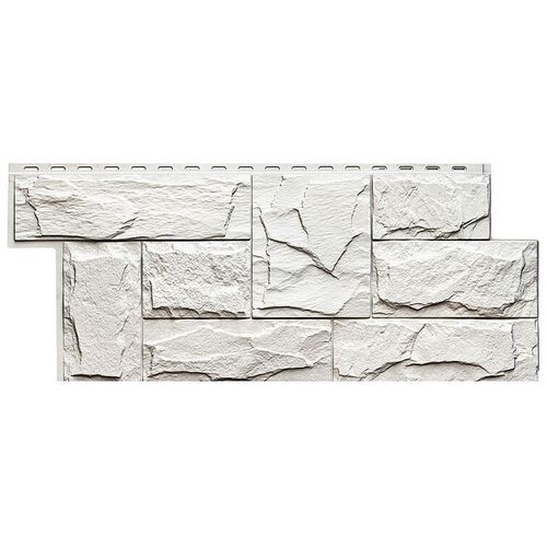 Фасадная панель T-Сайдинг- Гранит Леон ЭКО-1 Уайт купить в Пушкино