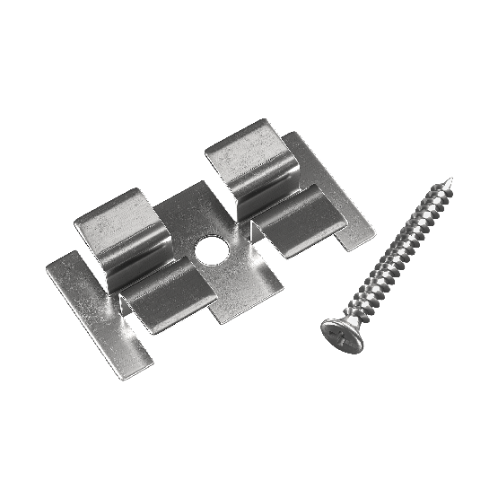 Клипса с саморезом, Grinder шовный монтаж 5 mm купить в Пушкино