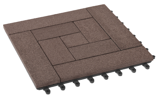 Модульный паркет ДПК GRINDERDECO Люкс 10 Шоколад купить в Пушкино