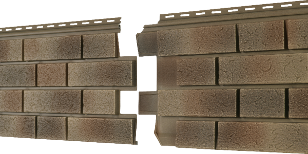 Фасадная панель Ю-пласт Стоун Хаус S-Lock Клинкер Нордик песок купить в Пушкино