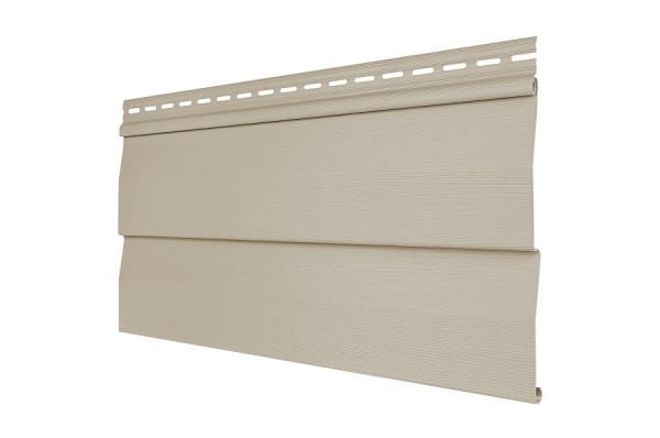 Виниловый сайдинг Tecos - корабельный брус, бежевый  купить в Пушкино