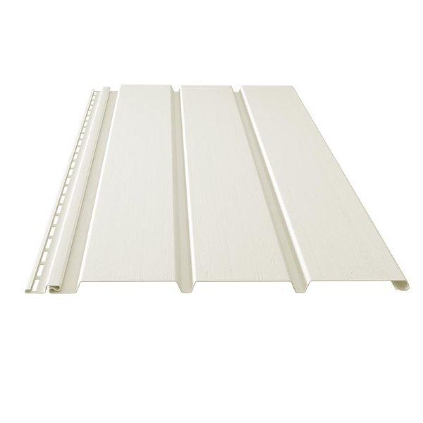 Софит сплошной белый без перфорации купить в Пушкино