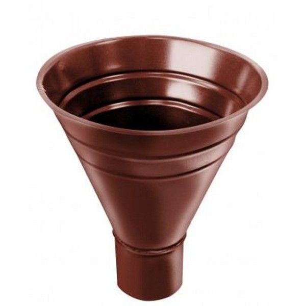 Водосток Grand Line 125x90 –  Воронка водосборная RAL 8004 купить в Пушкино